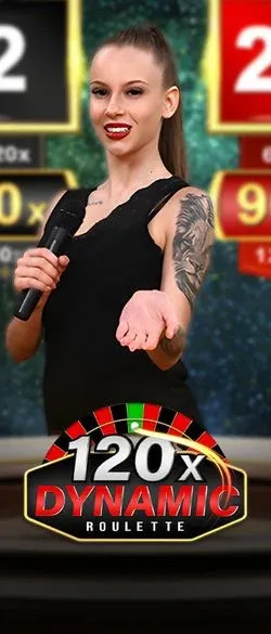 Dynamic Roulette 120x – Live-Roulette mit hohem Multiplikator
