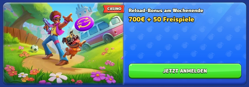 Wochenend-Reload-Bonus für treue Spieler